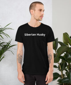 Siberian Husky Graphic Unisex T-Shirt - Soft Cotton Short Sleeve Tee