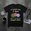Funny 1 Year Work Anniversary T-Shirt with text "I've Worked Here 1 Year And All I Got Was This Stupid
