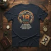 18 YEARS 216 MONTHS text design featuring unique typography on quality t-shirt