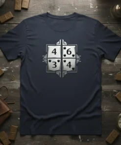 4 6 3 4 bold graphic design printed on comfortable cotton t-shirt