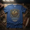 120 MONTHS 60 YEARS text design featuring detailed typography on quality t-shirt