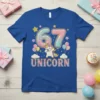 67 Unicorn Birthday T-Shirt creative graphic design printed on comfortable cotton t-shirt
