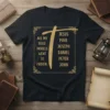 Christian t-shirt with text "All My Role Models Went To Prison" and a list of biblical figures including Jesus, Paul