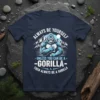 Always Be Yourself Unless You Can Be A Gorilla T-Shirt with a powerful gorilla graphic and motivational quote