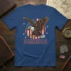America Eagle T-Shirt with USA flag graphic and stars, patriotic theme
