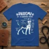 Anatomy of a Siberian Husky T-Shirt design with humorous labels for dog parts like Happy Tail and Soulful Eyes