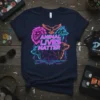 Neon graphic t-shirt with "ANIMAL LIVES MATTER" text, featuring stylized lion, eagle, wolf, and bear heads