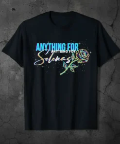 ANYTHING FOR ANYTHING FOR Selenas detailed graphic design printed on comfortable cotton t-shirt