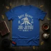 Arte Suave Jiu-Jitsu T-Shirt with graphic of two fighters grappling. Text reads "Arte Suave Jiu-Jitsu 19 OSS 14"