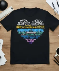 ASSISTANT PRINCIPAL HOPEFUL WISE text design featuring stylish typography on quality t-shirt