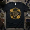 Astrological Rose Symbol T-Shirt unique graphic design printed on comfortable cotton t-shirt