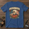 Aunt Tifa patriotic t-shirt design featuring a woman in sunglasses with an American flag and laurel wreath