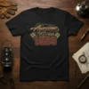 Awesome Since 1959 T-Shirt design with retro gears and pistons, celebrating birth year 1959
