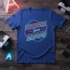 Awesome Since 2005 retro birthday t-shirt with neon-style text and hexagonal graphic