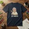 Ay Nako Filipino Grandma T-Shirt with a cartoon Lola holding a spoon and the text "AY NAKO"