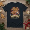 BAKED AND BATTERED EST. CHRISTMAS PAST creative graphic design printed on comfortable cotton t-shirt