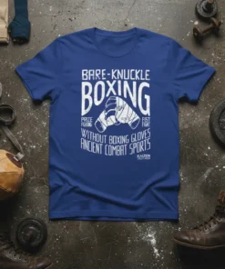 BARE-KNUCKLE BOXING PRIZE FIGHTING text design featuring eye-catching typography on quality t-shirt