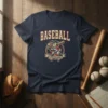 Baseball Champions t-shirt featuring a cartoon goat wearing a baseball uniform and holding a bat