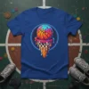 Basketball Ice Cream Cone unique graphic design printed on comfortable cotton t-shirt