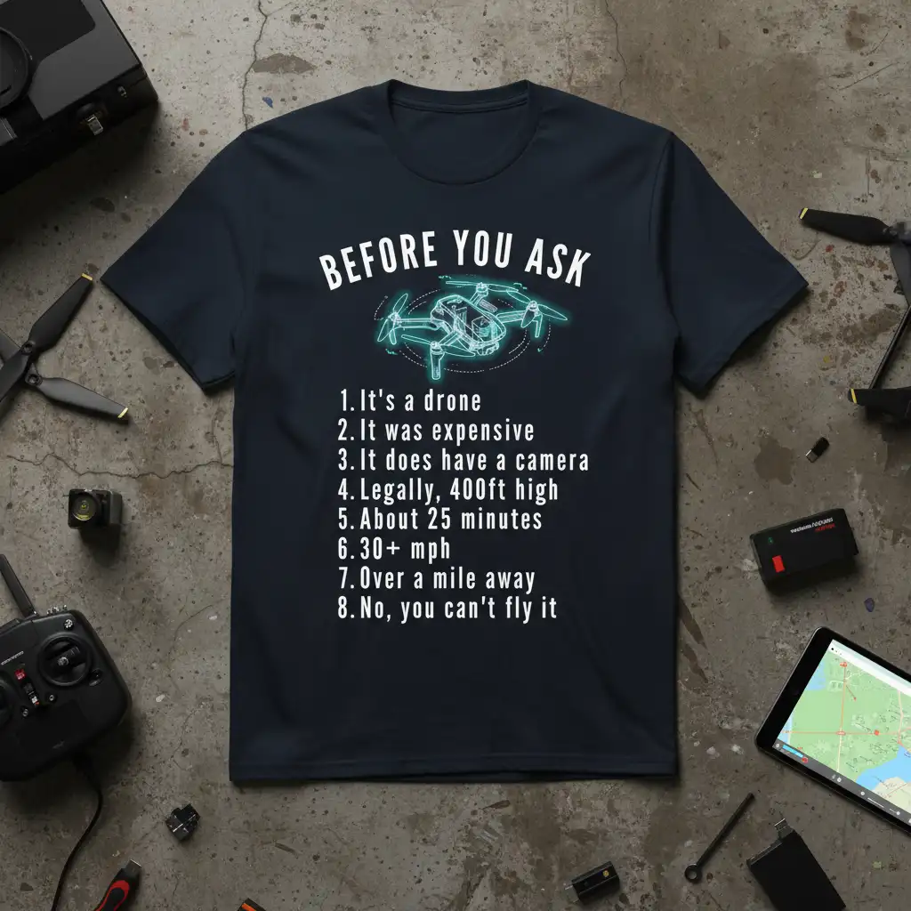BEFORE YOU ASK 1. quote printed with unique artwork on quality cotton blend t-shirt design