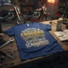 Behind Every Cool Dad Is An Even Cooler Daughter t-shirt design with motorcycles and pistons