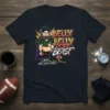 Belly Belly Of The Beast football fan t-shirt with cartoon player and signature
