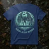 BIGFOOT ALIEN & MOTHMAN bold graphic design printed on comfortable cotton t-shirt