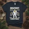 BIGFOOT DEER DEER CHRISTMAS eye-catching graphic design printed on comfortable cotton t-shirt