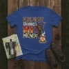 Bigfoot Grabbed My Wiener graphic tee with Bigfoot grilling hot dogs over a campfire, vintage distressed style