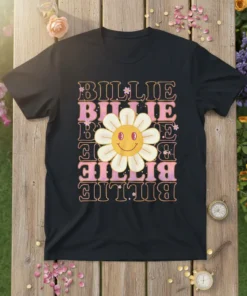 BILLIE BILLIE BILLIE BILLIE BILLIE BILLIE unique graphic design printed on comfortable cotton t-shirt
