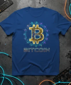 Bitcoin T-Shirt stylish graphic design printed on comfortable cotton t-shirt