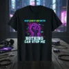 Black Class of 2020 Matter Nothing Can Stop Me t-shirt with a neon fist graphic and circuit board design