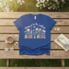 Blessed to be called Mom & Mimi t-shirt with colorful floral design and butterflies, featuring retro-style lettering