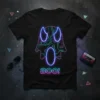 Boo! Ghost Circuit Board unique graphic design printed on comfortable cotton t-shirt