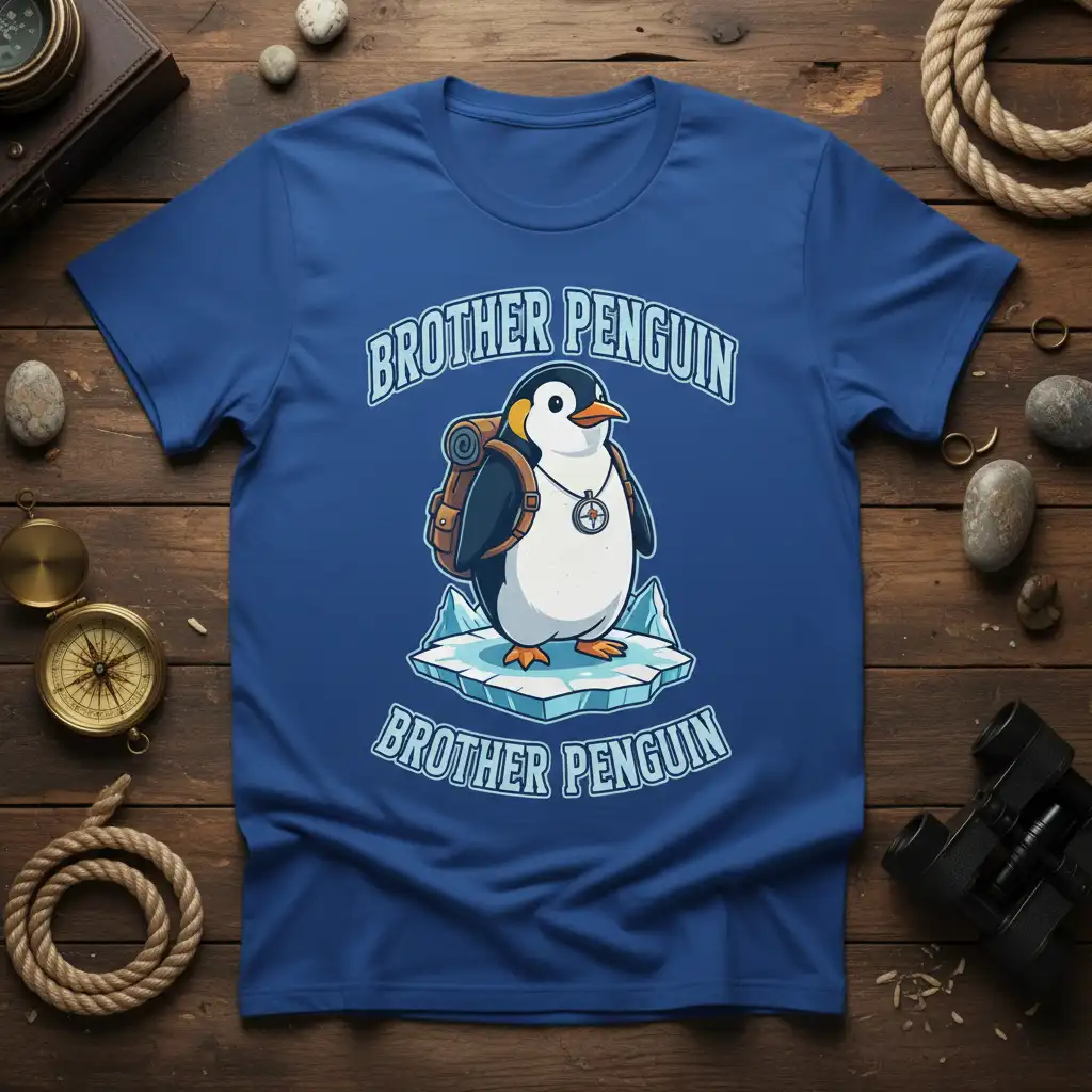 BROTHER PENGUIN BROTHER PENGUIN stylish graphic printed on durable material creating a standout t-shirt