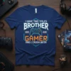 I HAVE TWO TITLES BROTHER AND GAMER AND I CRUSH BOTH text with a video game controller graphic on a