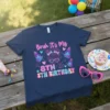 Bruh It's My 8TH BIRTHDAY t-shirt with butterfly graphics for a girl's 8th birthday party