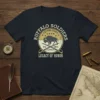 Buffalo Soldiers Legacy of Honor t-shirt featuring the 1866 established date, buffalo graphic, and crossed sabers