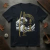 Bushido Code Samurai Values text design featuring bold typography on quality t-shirt