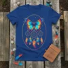 Butterfly Dreamcatcher Shirt eye-catching graphic design printed on comfortable cotton t-shirt