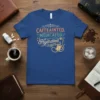 CAFFEINTED. MEDICATED. Hydrated bold graphic design printed on comfortable cotton t-shirt