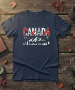 Canada T-Shirt detailed graphic design printed on comfortable cotton t-shirt