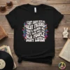 Retro design t-shirt with the quote "I Can't Argue With My Best Friend She's Older Me She's Than Mee And