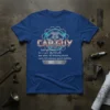 Car Guy definition t-shirt with engine graphic, featuring text "CAR GUY noun like a regular guy only cooler see also