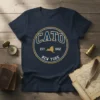 CATO EST. 1802 NEW YORK eye-catching graphic design printed on comfortable cotton t-shirt