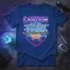 Caution Keep Chilled And Out Of Direct Sunlight retro 80s graphic t-shirt design