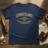 Cayman Islands British West text design featuring eye-catching typography on quality t-shirt