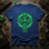 Celtic Cross Shamrock T-Shirt bold graphic design printed on comfortable cotton t-shirt