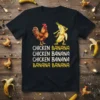 CHICKEN BANANA CHICKEN BANANA text design featuring unique typography on quality t-shirt