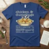 chicken & dumplings Calories text design featuring stylish typography on quality t-shirt